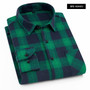 Flannel Design Long Sleeve Casual Shirts for Men