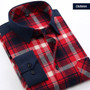 Flannel Design Long Sleeve Casual Shirts for Men