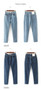 TOP SELLING High Waist Denim Pencil Harem Pants for Women