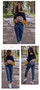 TOP SELLING High Waist Denim Pencil Harem Pants for Women