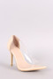 Peep Toe Transparent Stiletto Pump