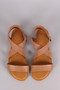 Bamboo Elasticized Cross Band Flat Sandal