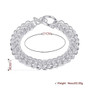 Mesh 18K White Gold Plated Bracelet