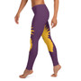 Purple and Gold Can't Be Tamed Leggings