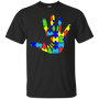 Autism Puzzle Pieces Hand in Hand