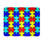 Autism Puzzle Pieces Rectangular Mousepad