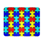 Autism Puzzle Pieces Rectangular Mousepad