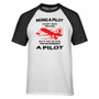 If You're Cool You're Probably a Pilot Designed Raglan T-Shirts