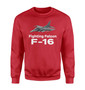 The Fighting Falcon F16 Designed Sweatshirts