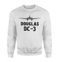 Douglas DC-3 & Plane Designed Sweatshirts