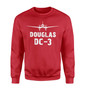 Douglas DC-3 & Plane Designed Sweatshirts