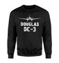 Douglas DC-3 & Plane Designed Sweatshirts