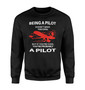 If You're Cool You're Probably a Pilot Designed Sweatshirts