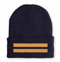 Pilot Epaulette (Golden) 2 Lines Embroidered Beanies