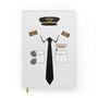 Customizable Name & Pilot Uniform Designed Notebooks