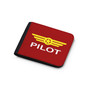 Customizable Name & Pilot Badge Designed Wallets