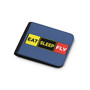 Eat Sleep Fly (Colourful) Designed Wallets