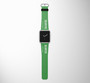 Saudi Arabia Flag Designed Leather Apple Watch Straps