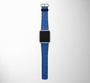 Many Airplanes Blue Designed Leather Apple Watch Straps