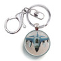 Crusing Fighting Falcon F16 Designed Circle Key Chains