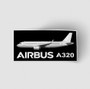 The Airbus A320 Designed Stickers