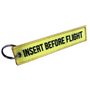 Insert Before Flight (Yellow) Designed Key Chains