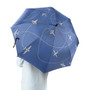 Travel The World By Plane (Blue) Designed Umbrella