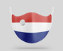 Netherlands Flag Designed Face Masks
