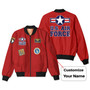 US Air Force + Patches Designed 3D Pilot Bomber Jackets