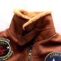 New Style Genuine Leather Bomber Pilot Designed Jacket