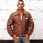 New Style Genuine Leather Bomber Pilot Designed Jacket