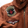 New Style Genuine Leather Bomber Pilot Designed Jacket