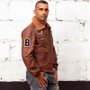 New Style Genuine Leather Bomber Pilot Designed Jacket