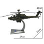 1/72 Scale Black Hawk AH-64 APACHE Helicopter Model