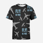 Fly Be Free Designed 3D T-Shirts