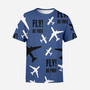 Fly Be Free Designed 3D T-Shirts