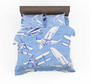 Retro & Vintage Airplanes Designed Bedding Sets