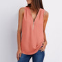 V Neck Chiffon Blouse