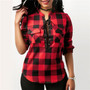 Long Sleeve Plaid Shirt