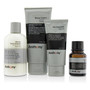 Logistics For Men The Perfect Shave Kit: Cleanser + Pre-Shave Oil + Shave Cream + After Shave Cream - 4pcs