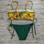 Pineapple Print Bikini Set