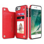 Flip PU Leather Case For iPhone