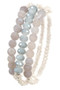 Semi precious bead bracelet set