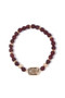 Rectangular bead stretch bracelet