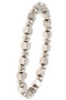 Multi bead cross charm dangle bracelet set