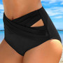 High Waist Ruched Bikini Bottoms