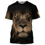 3D Lion T-Shirt