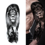 Large Arm Sleeve Lion King Temporary Tattoo