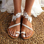 Summer Lace Open Toe Sandals
