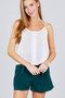 Front Button Cami Woven Top